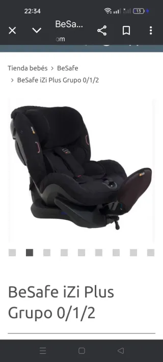 Silla de coche BeSafe iZi Plus Grupo 0/1/2