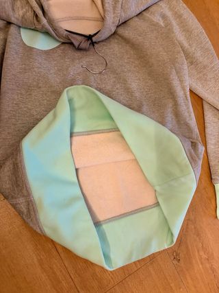 Sudadera Nike Therma-FIT Gris/Menta Talla M