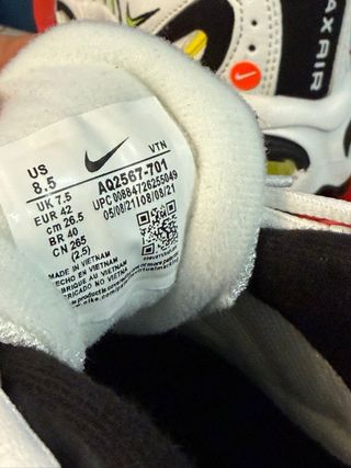 Nike Air Max Tailwind Blancas Verdes Amarillas