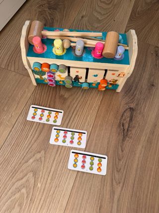 Juguete Montessori de madera 3 en 1