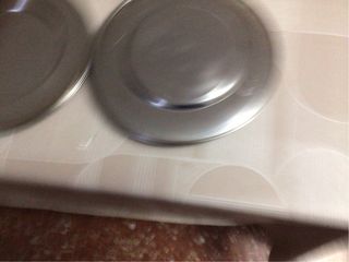 Bajo plato acero inoxidable