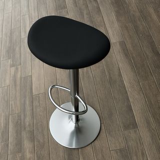 Taburete alto metálico naranja