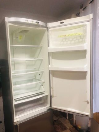 Frigorífico combi acero inoxidable