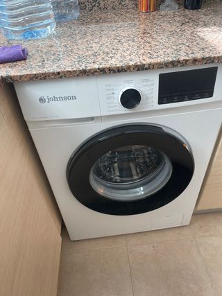 Lavadora Johnson Blanca