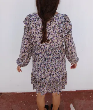 Vestido floral Pull&Bear Talla XS