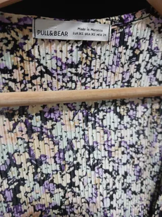 Vestido floral Pull&Bear Talla XS