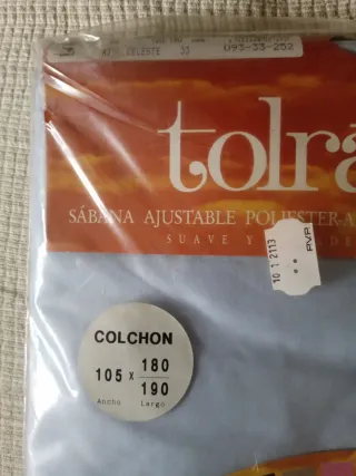 Sábana Bajera Ajustable Tolra 105x190