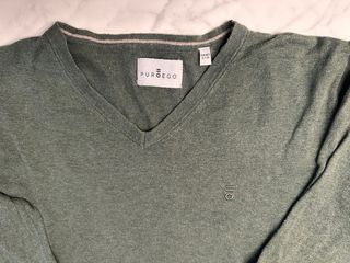 Jersey Verde Cuello Pico PuroEGO Talla S