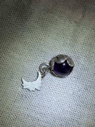 Colgante Amatista Plata Luna