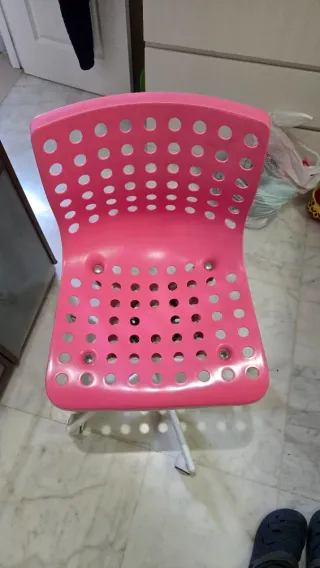 Silla Escritorio Infantil Rosa