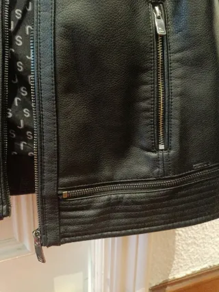 Chaqueta mujer imitación cuero Salsa