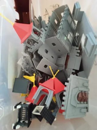 Juego de construcción de castillo