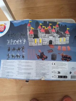 Juego de construcción de castillo