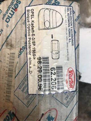 Piloto trasero derecho kadett