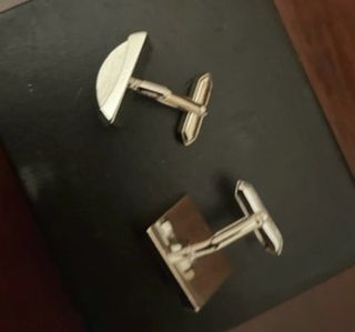 Gemelli eleganti con design a righe