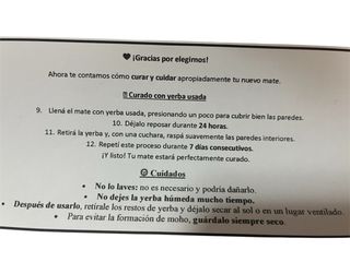 Mate Imperial Cuero Negro y Acero Inoxidable