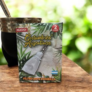 Mate Imperial Cuero Negro y Acero Inoxidable