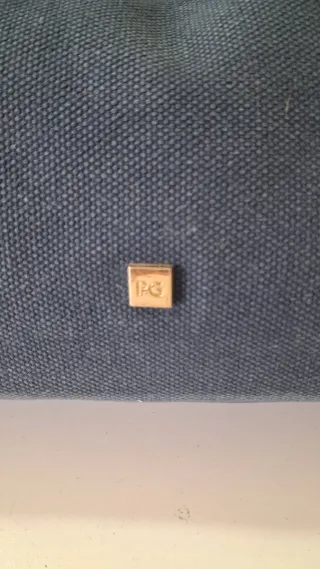 Bolso Purificación García azul y rojo y blanco