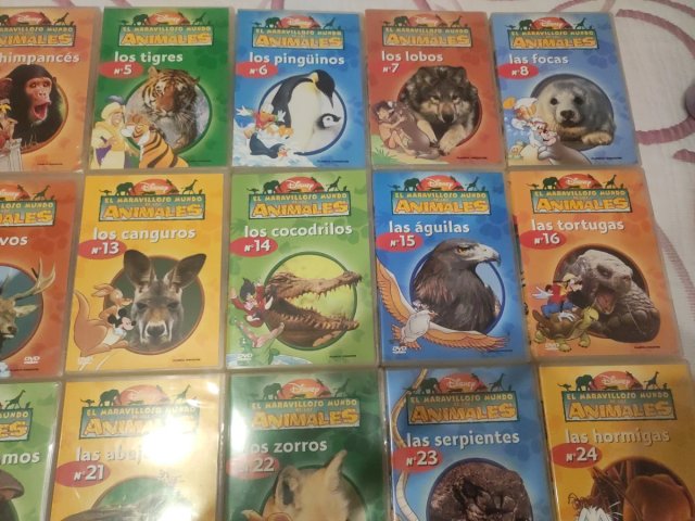 26 DVD El Maravilloso Mundo de los Animales