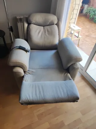 Sillón Eléctrico Beige