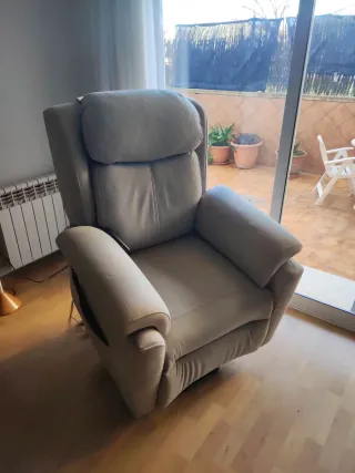 Sillón Eléctrico Beige