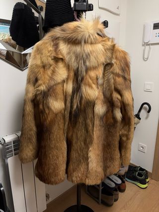 Abrigo Vintage Piel Benetfurs