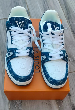 vendo scarpe lv trainer taglia 43 nuove