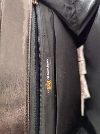 Bolso vintage piel negro estilo parisino