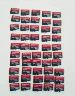 50 Tarjetas MicroSD Transcend 16GB