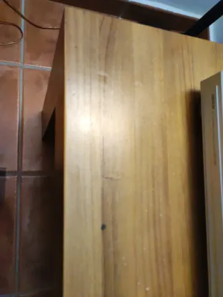 2 Mesas Centro Madera Negra y Marrón