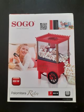Palomitera diseño retro Sogo palomitas