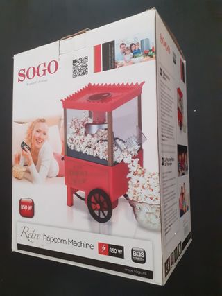 Palomitera diseño retro Sogo palomitas