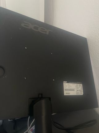 Monitor Negro y Azul