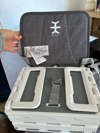 Trona portátil de viaje plegable