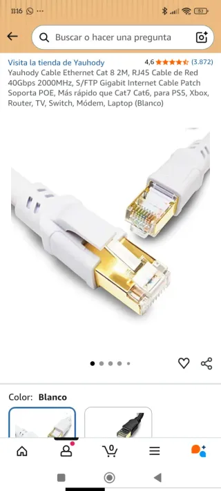 Cable Ethernet AKAKE CAT8 S/FTP