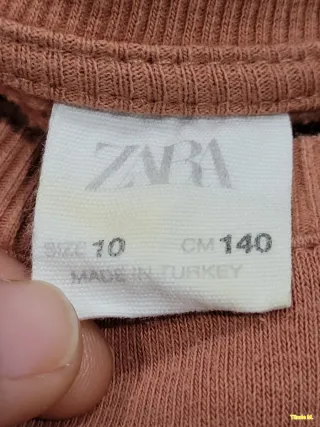 Sudadera Algodón Mujer Volantes Zara Talla XS