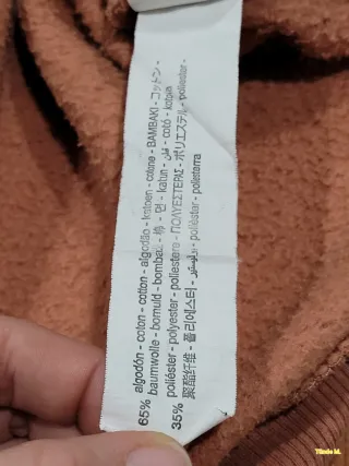 Sudadera Algodón Mujer Volantes Zara Talla XS