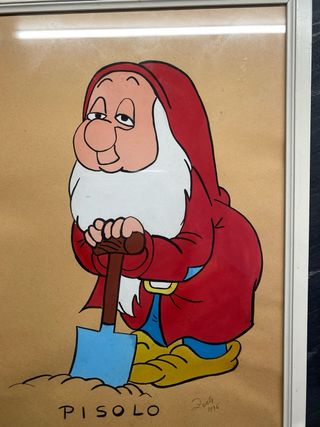 Quadro Vintage Disney Pisolo 1976