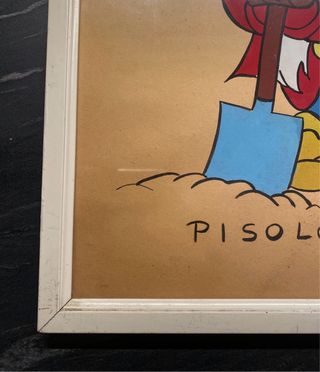 Quadro Vintage Disney Pisolo 1976