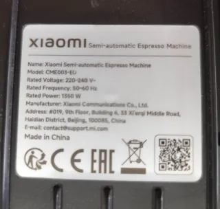 Cafetera Espresso Xiaomi Semi-automática