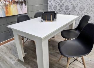 Mesa + 4 Sillas Nòrdicas / Mesas de Comedor Madera