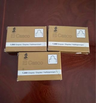 Cajas de Grapas El Casco (16 cajas )