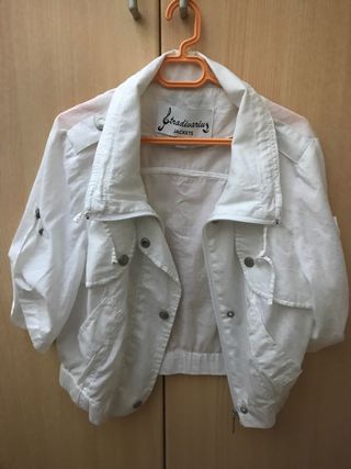 Cazadora Stradivarius Blanca Talla S