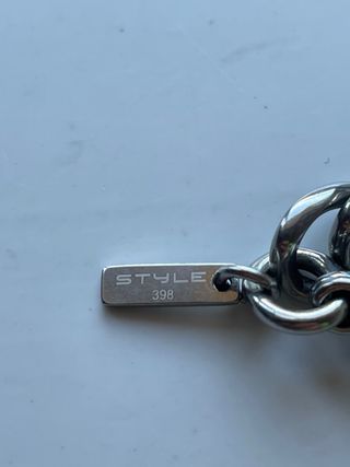 Cadena Cubana Lotus Style Acero Inoxidable