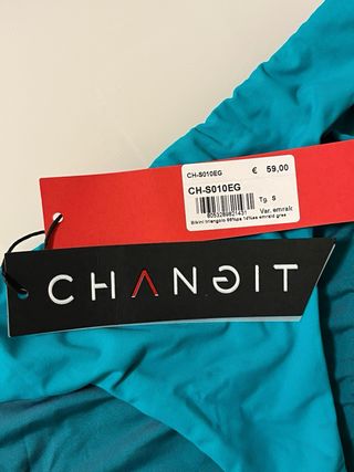 Bikini Changit Tg S Blu Petrolio