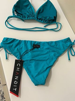 Bikini Changit Tg S Blu Petrolio