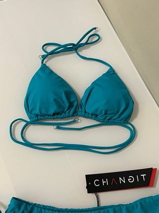 Bikini Changit Tg S Blu Petrolio