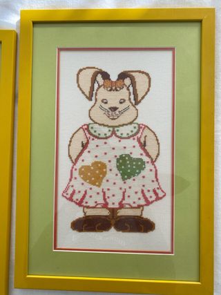 2 Cuadros Infantiles Conejos