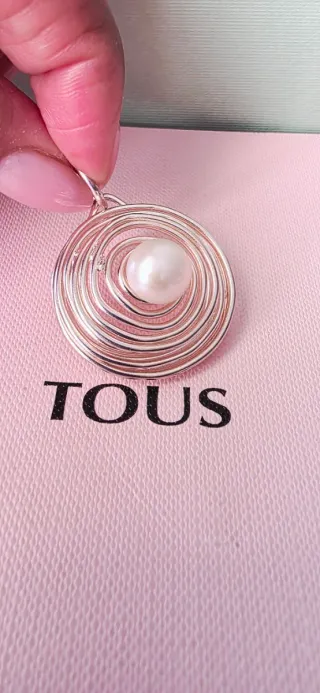 Colgante Tous Plata y Perla