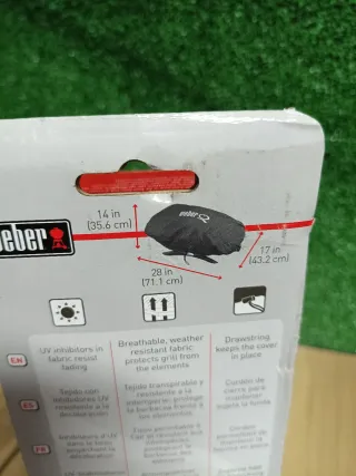 Funda Weber Q100/1000 Premium Negra